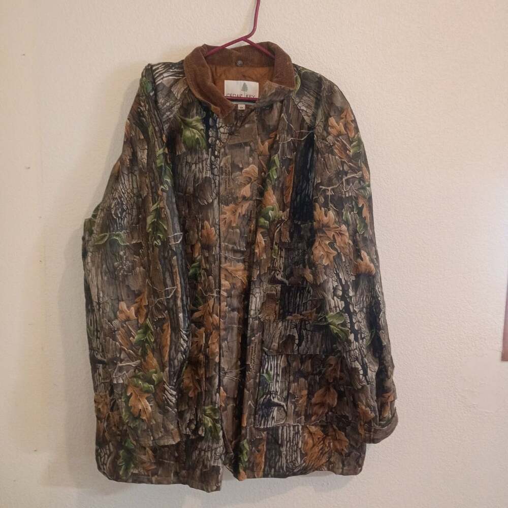 Cedar Key Hunting Jacket Size 2X Camo Treebark By Lynch Superflauge
